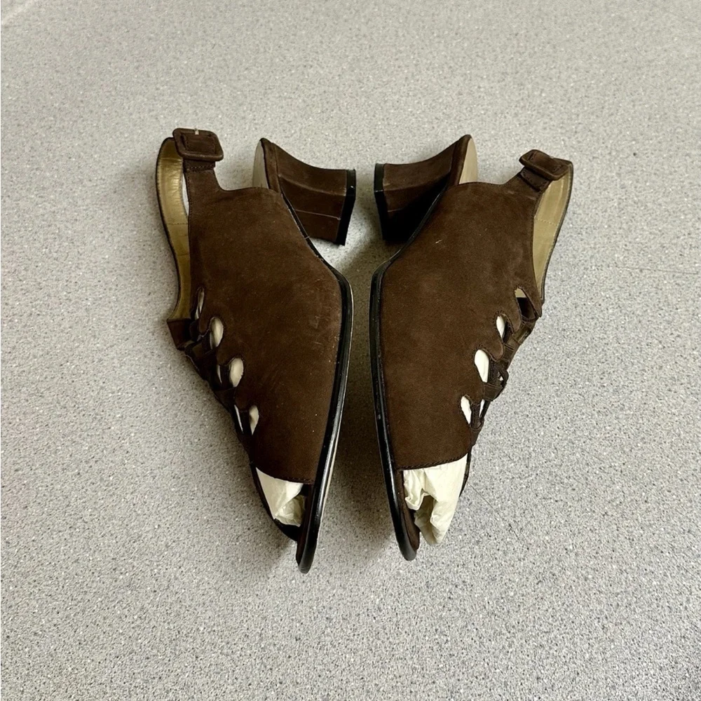 Ros Hommerson Dark Brown Platform‎ Sandals